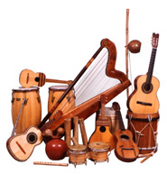 Image of Traditional Latino musical instruments